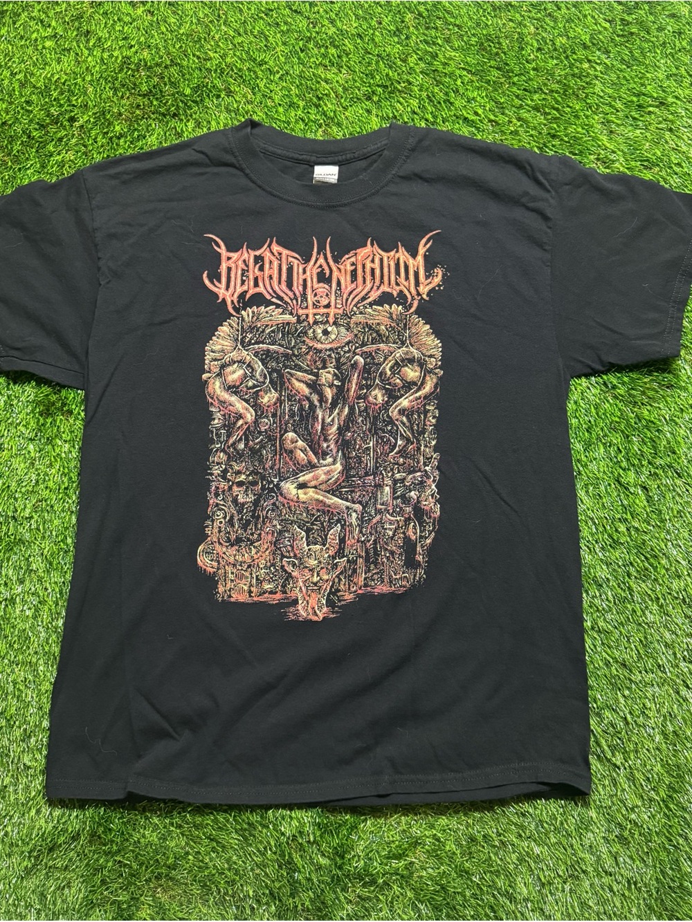 Regat The Nephilim 2021 Tour T Shirt Large Gildan Heavy Cotton Metal Band Tee